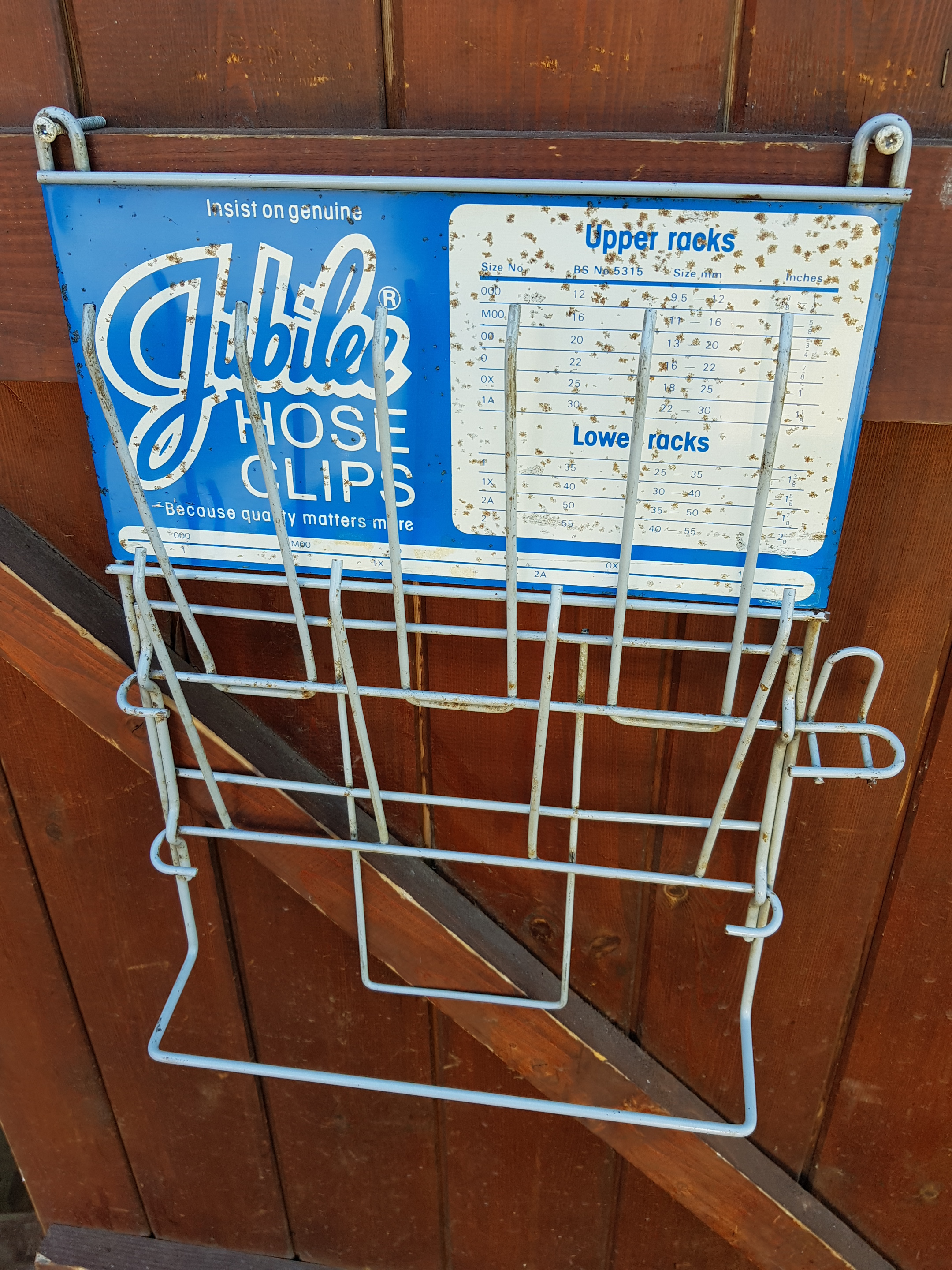 Jubilee Clip Display Stand Sold Vintage Automobilia